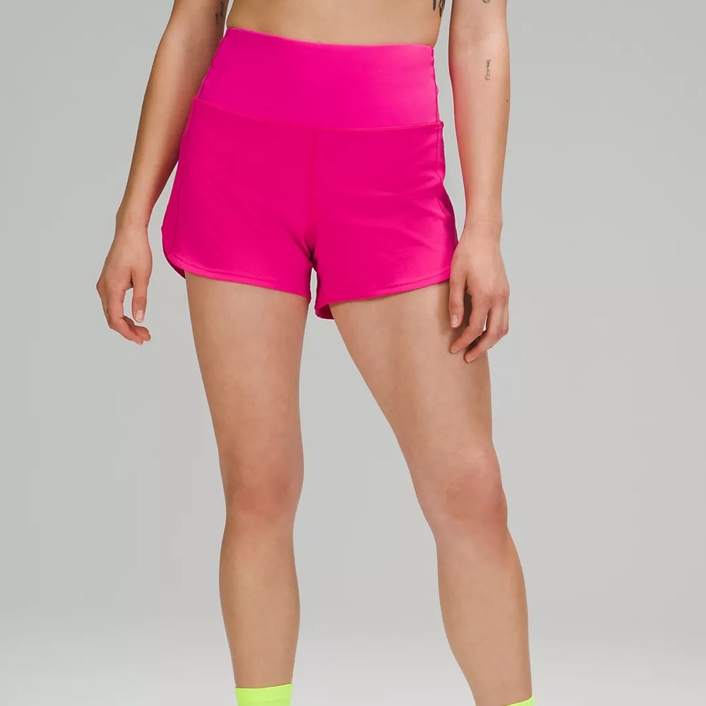 NWT Lululemon Speed Up HR 4” Lined Shorts